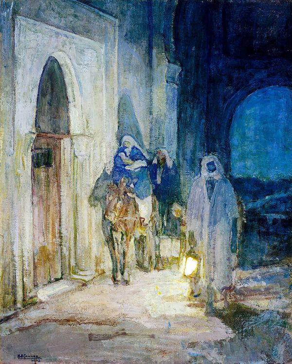 Flight Into Egypt 1923 by Henry Ossawa Tanner | Oil Painting Reproduction