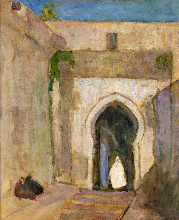 Gateway Tangier 1910 by Henry Ossawa Tanner | Oil Painting Reproduction