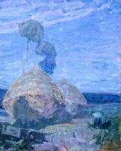 Haystacks 1930 By Henry Ossawa Tanner