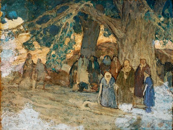 He Healed the Sick 1930 by Henry Ossawa Tanner | Oil Painting Reproduction