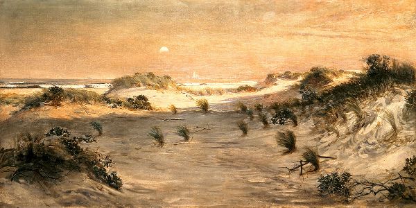 Sand Dunes at Sunset Atlantic City 1885 | Oil Painting Reproduction