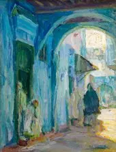 Street in Tangier 1910 By Henry Ossawa Tanner