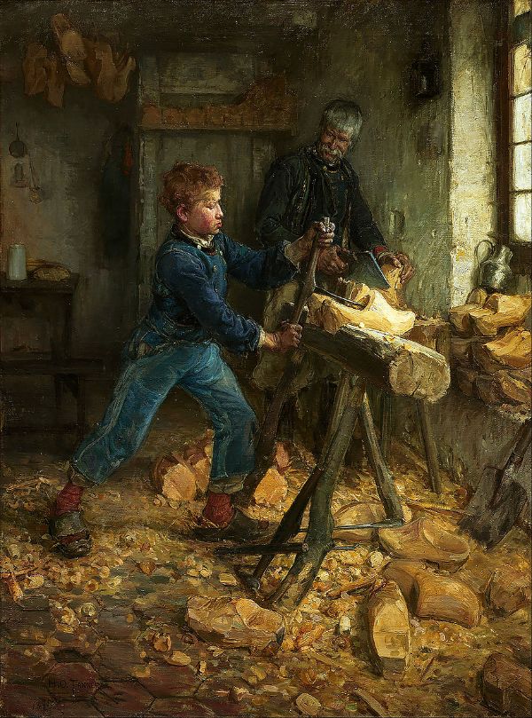 Study for the Young Sabot Maker 1895 | Oil Painting Reproduction