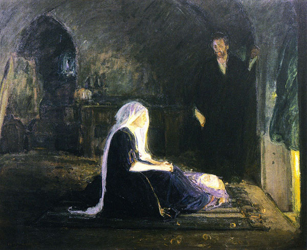 The Holy Family by Henry Ossawa Tanner | Oil Painting Reproduction