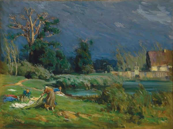 The Laundress by Henry Ossawa Tanner | Oil Painting Reproduction