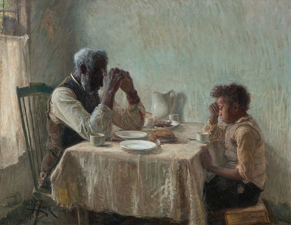 The Thankful Poor 1894 by Henry Ossawa Tanner | Oil Painting Reproduction
