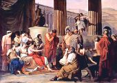 Odysseus at the Court of Alcinous c1814 By Francesco Hayez