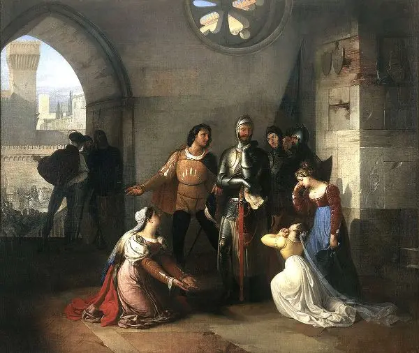 Pietro Rossi Prisoner of the Scaligeri c1818 By Francesco Hayez