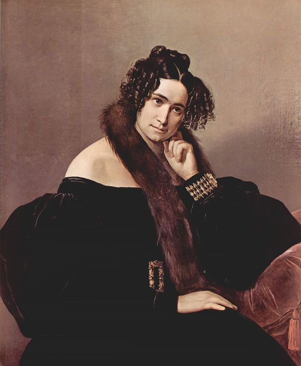 Portrait of Felicina Caglio Perego di Cremnago 1842 | Oil Painting Reproduction
