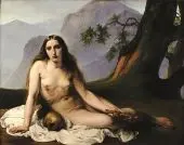 The Penitent Magdalene By Francesco Hayez