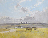 Landscape with Cattle and Farm By Penleigh Boyd