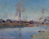 View of Richmond from South Yarra 1920 By Penleigh Boyd