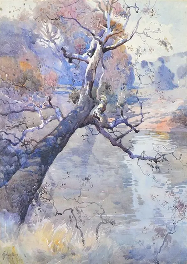 Old Gum Tree 1925 By Penleigh Boyd