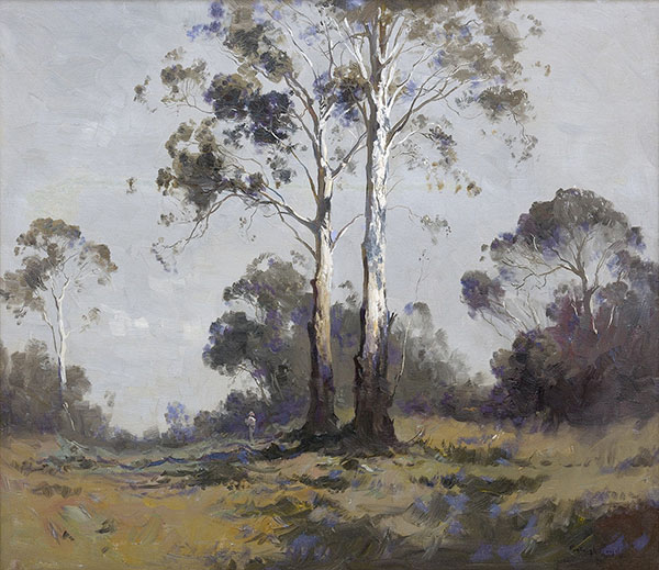Ghost Gums and Figure 1921 by Penleigh Boyd | Oil Painting Reproduction