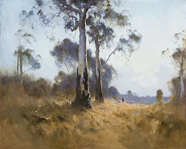 Gum at Kangaroo Flat 1921 By Penleigh Boyd