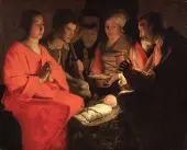 Adoration of the Shepherds By Georges de La Tour