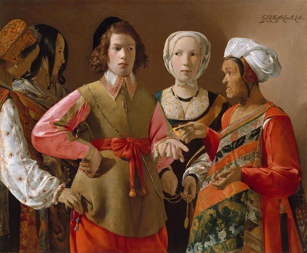 Fortune Teller by Georges de La Tour | Oil Painting Reproduction