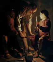 Saint Joseph the Carpenter By Georges de La Tour