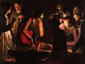 The Denial of St Peter 1650 By Georges de La Tour