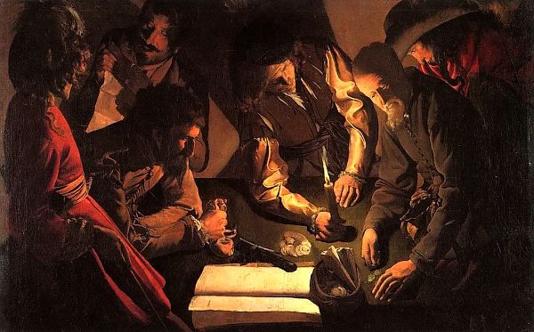 The Payment of Dues by Georges de La Tour | Oil Painting Reproduction
