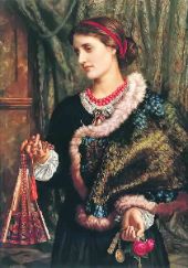 A Portrait of the Artist's Wife Edith By William Holman Hunt