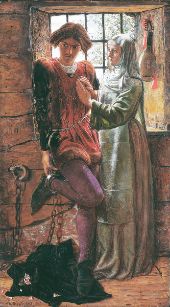 Claudio and Isabella By William Holman Hunt