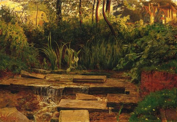 Haunted Manor 1849 by William Holman Hunt | Oil Painting Reproduction