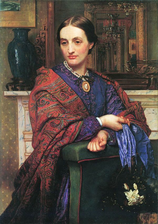 Portrait of Fanny Holman Hunt | Oil Painting Reproduction