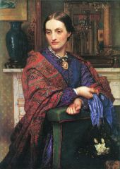 Portrait of Fanny Holman Hunt By William Holman Hunt