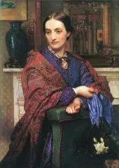Portrait of Fanny Holman Hunt By William Holman Hunt