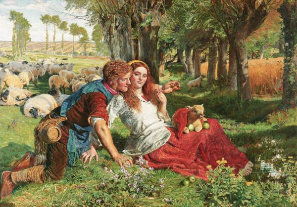 The Hireling Shepherd 1851 | Oil Painting Reproduction