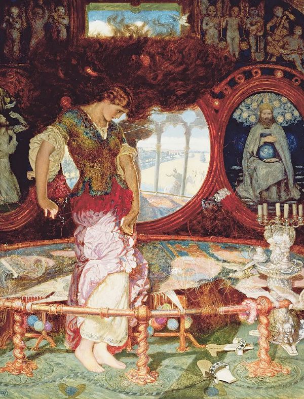 The Lady of Shalott by William Holman Hunt | Oil Painting Reproduction
