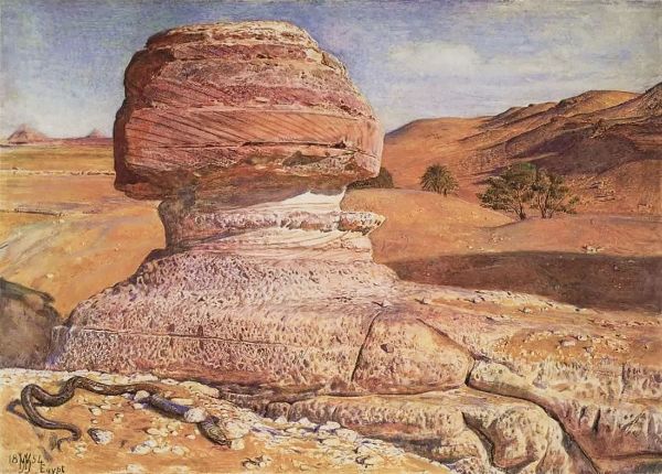 The Sphinx at Gizeh 1854 | Oil Painting Reproduction