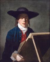 George Morland at an Easel 1780 By Henry Morland