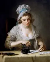 The Laundry Maid By Henry Morland