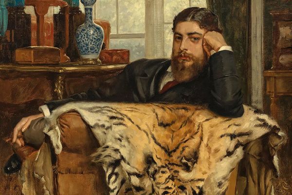 Algeron Moses Marsden 1877 by James Tissot | Oil Painting Reproduction