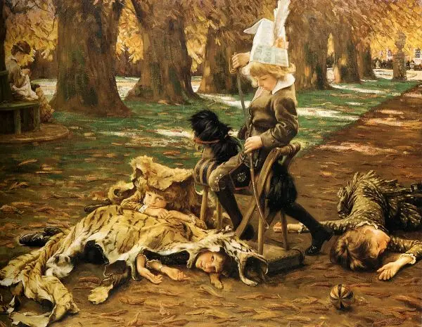 A Little Nimrod c1882 By James Tissot