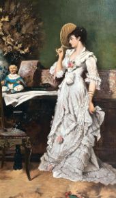 Elegant Lady By James Tissot