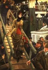 Embarkation at Calais By James Tissot
