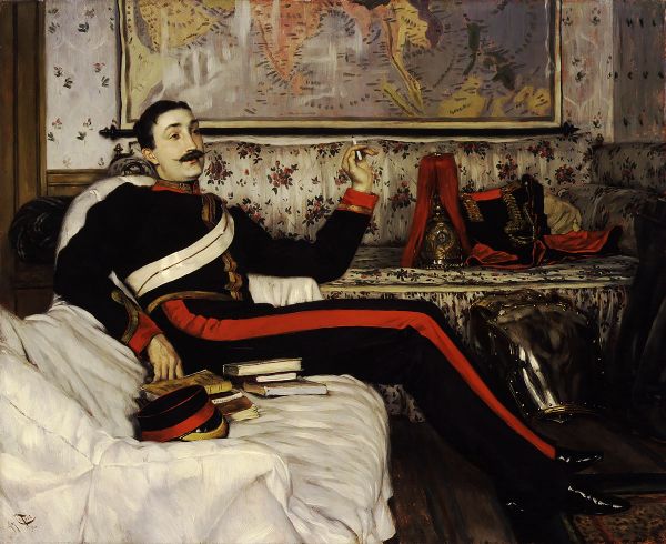 Frederick Gustavus Burnaby by James Tissot | Oil Painting Reproduction