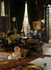 Hide and Seek 1877 By James Tissot