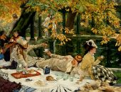 Holiday the Picnic c1876 By James Tissot