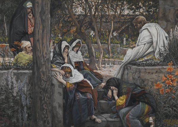 Jesus in Bethany by James Tissot | Oil Painting Reproduction