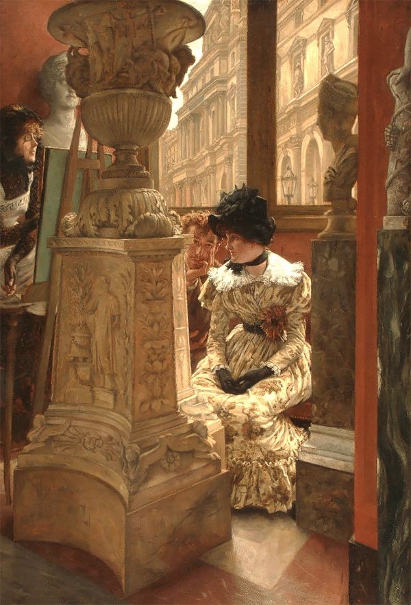 L'Esthetique c1883 by James Tissot | Oil Painting Reproduction