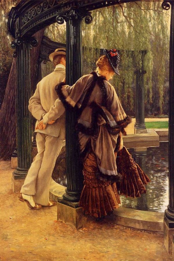 Quarrelling 1876 by James Tissot | Oil Painting Reproduction