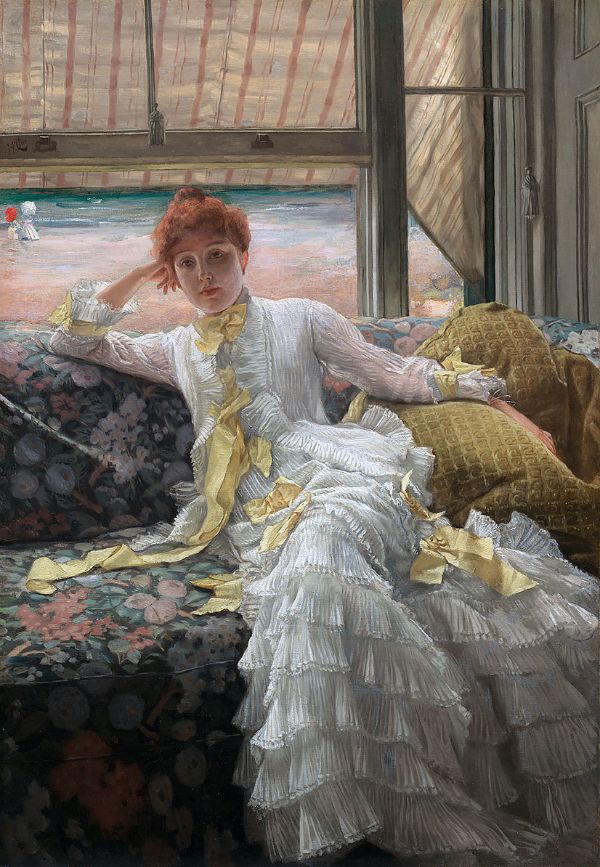 Seaside 1878 by James Tissot | Oil Painting Reproduction