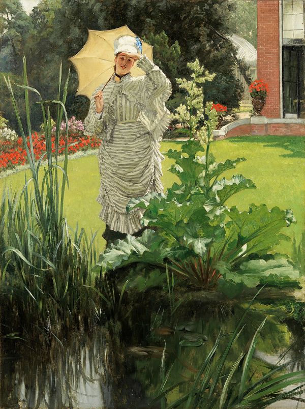 Spring Morning c1875 by James Tissot | Oil Painting Reproduction