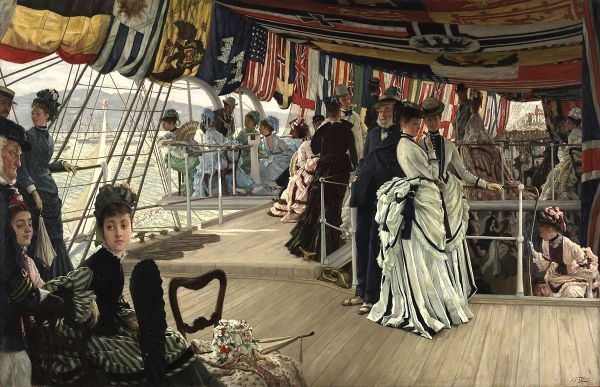 The Ball on Shipboard by James Tissot | Oil Painting Reproduction