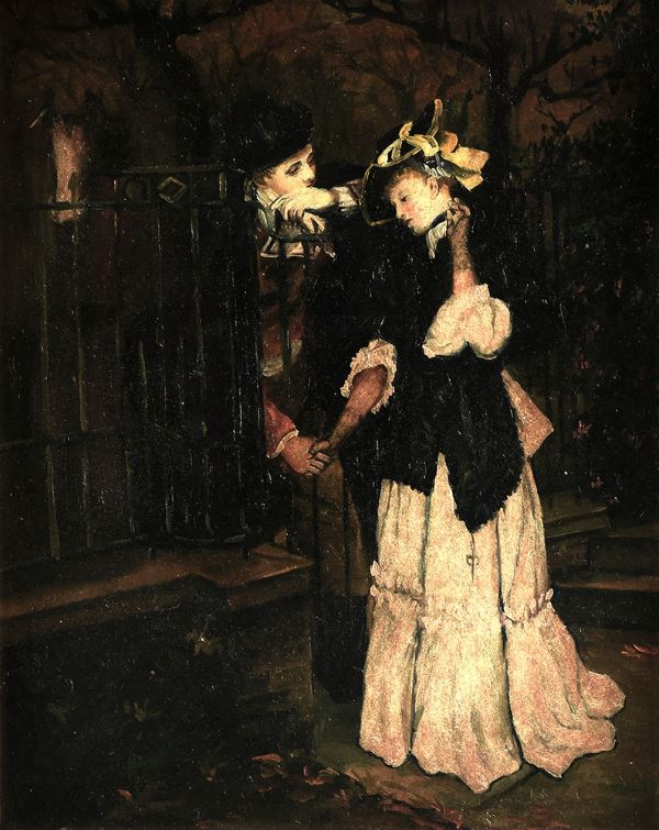 The Farewells 1871 by James Tissot | Oil Painting Reproduction