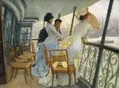 The Gallery of HMS Calcutta c1876 By James Tissot